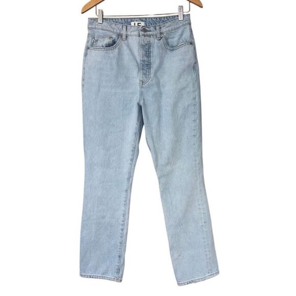 Lovers + Friends Denim - Lovers + Friends Reece High Rise Rigid Slim Straight Jeans In Palms 28